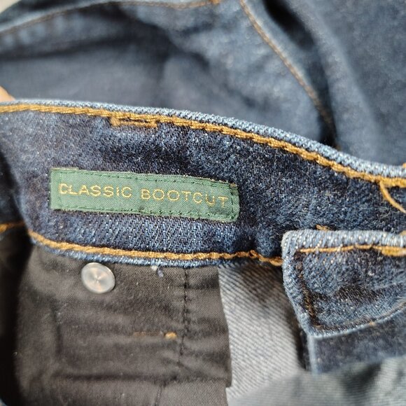 Lauren Ralph Lauren Classic Bootcut Dark Denim Jeans sz 8 - Picture 5 of 9